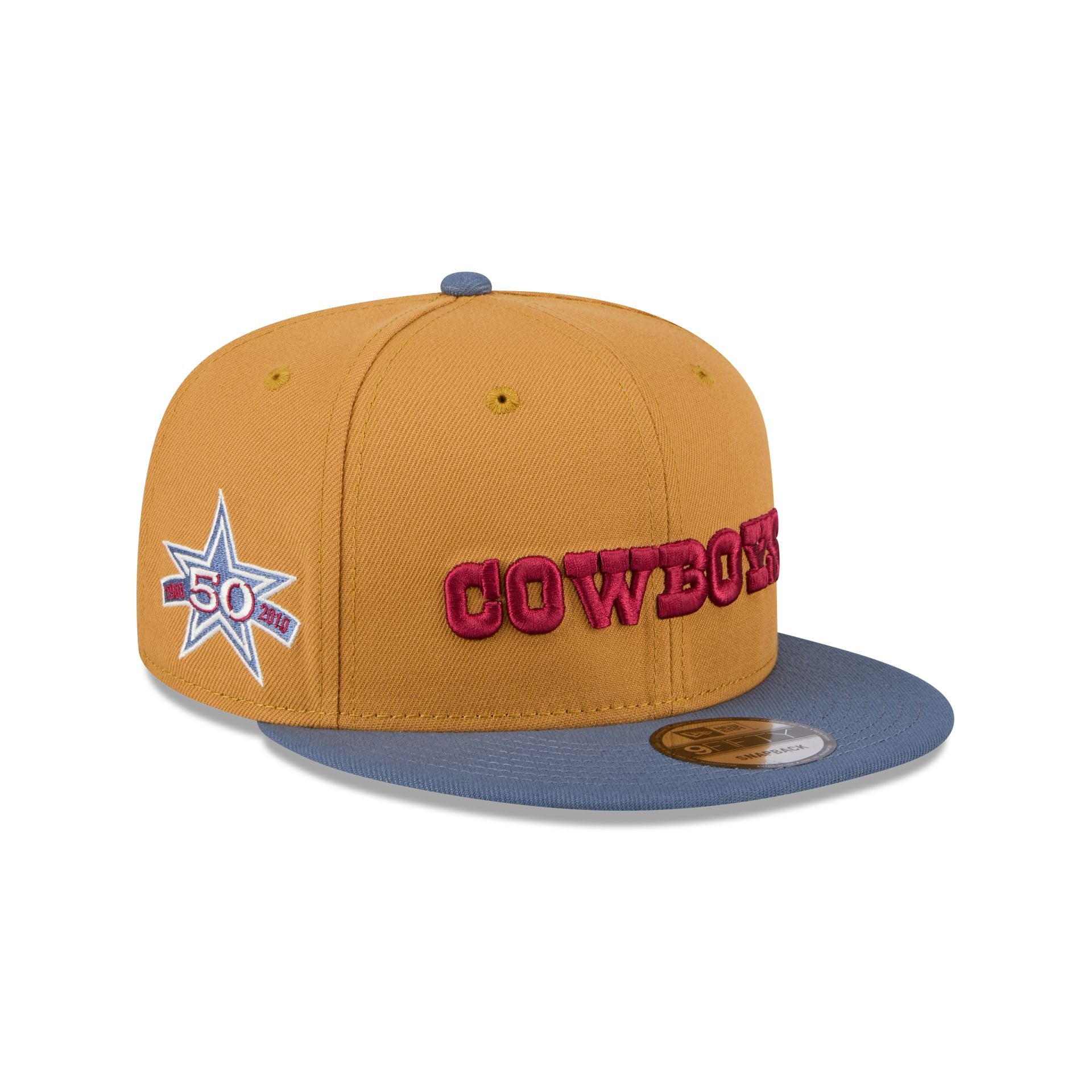 Dallas Cowboys Panama Tan 9FIFTY Snapback Hat New Era Cap