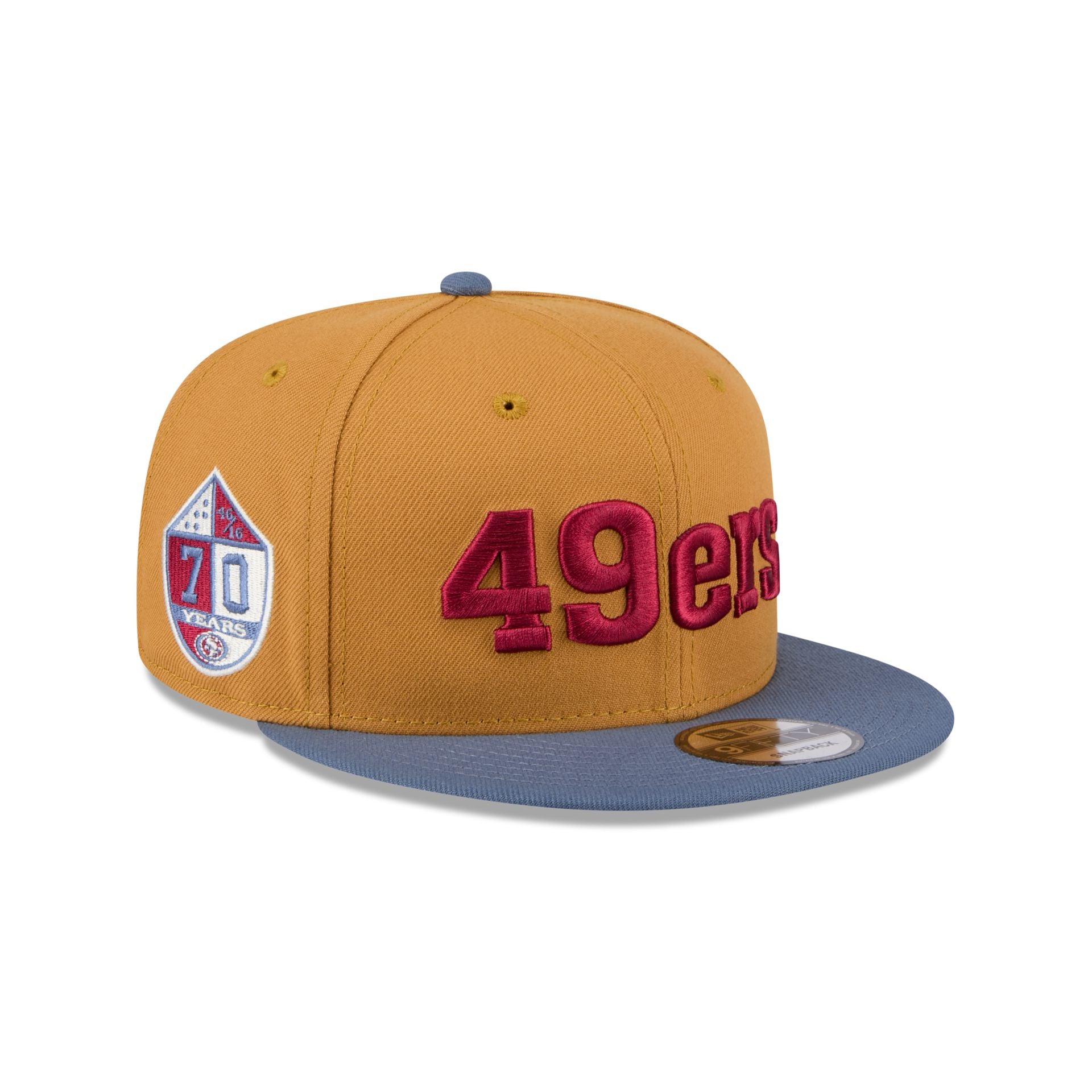 San Francisco 49ers Panama Tan 9FIFTY Snapback Hat New Era Cap