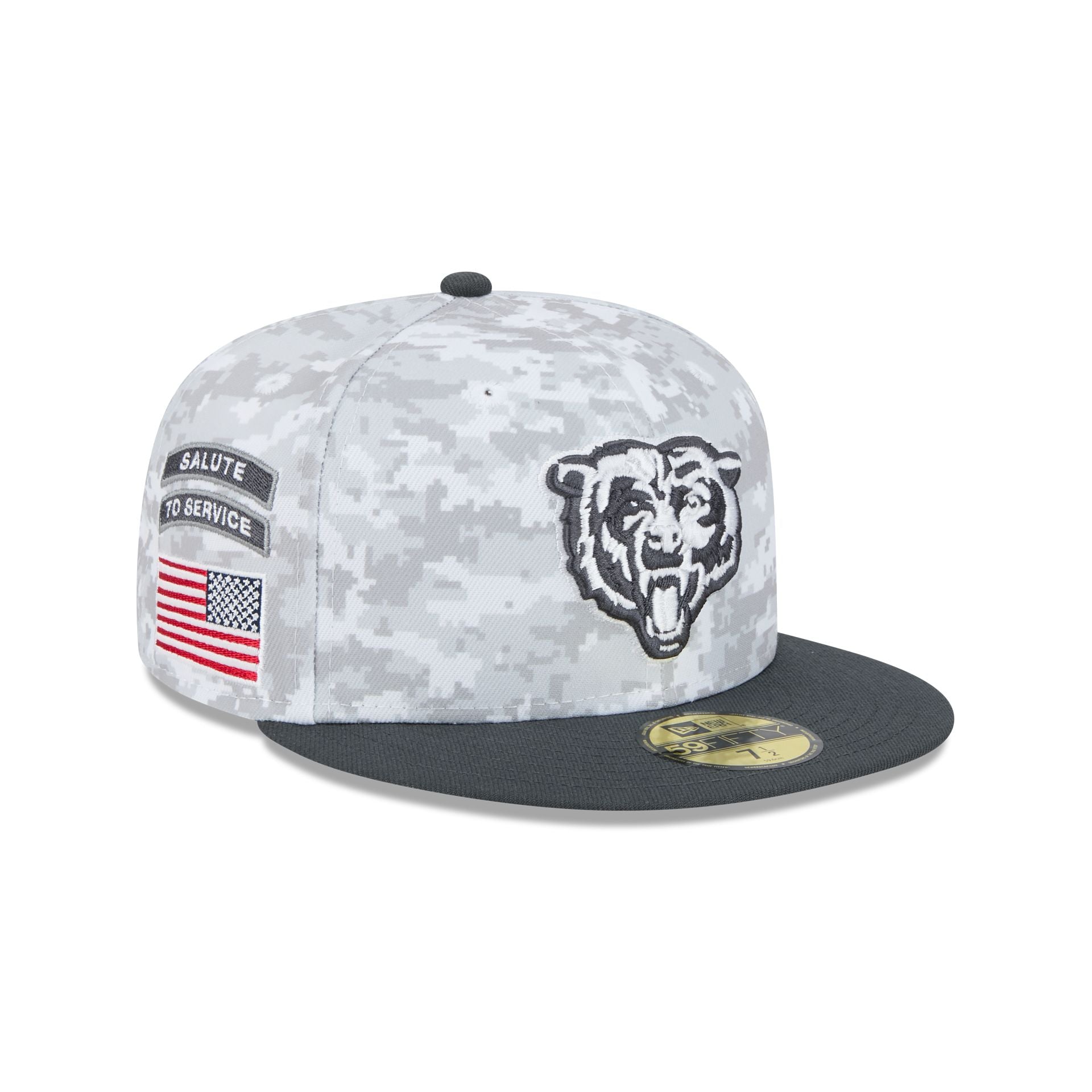 Chicago Bears GSH 2024 Salute to Service 59FIFTY Fitted New Era Cap