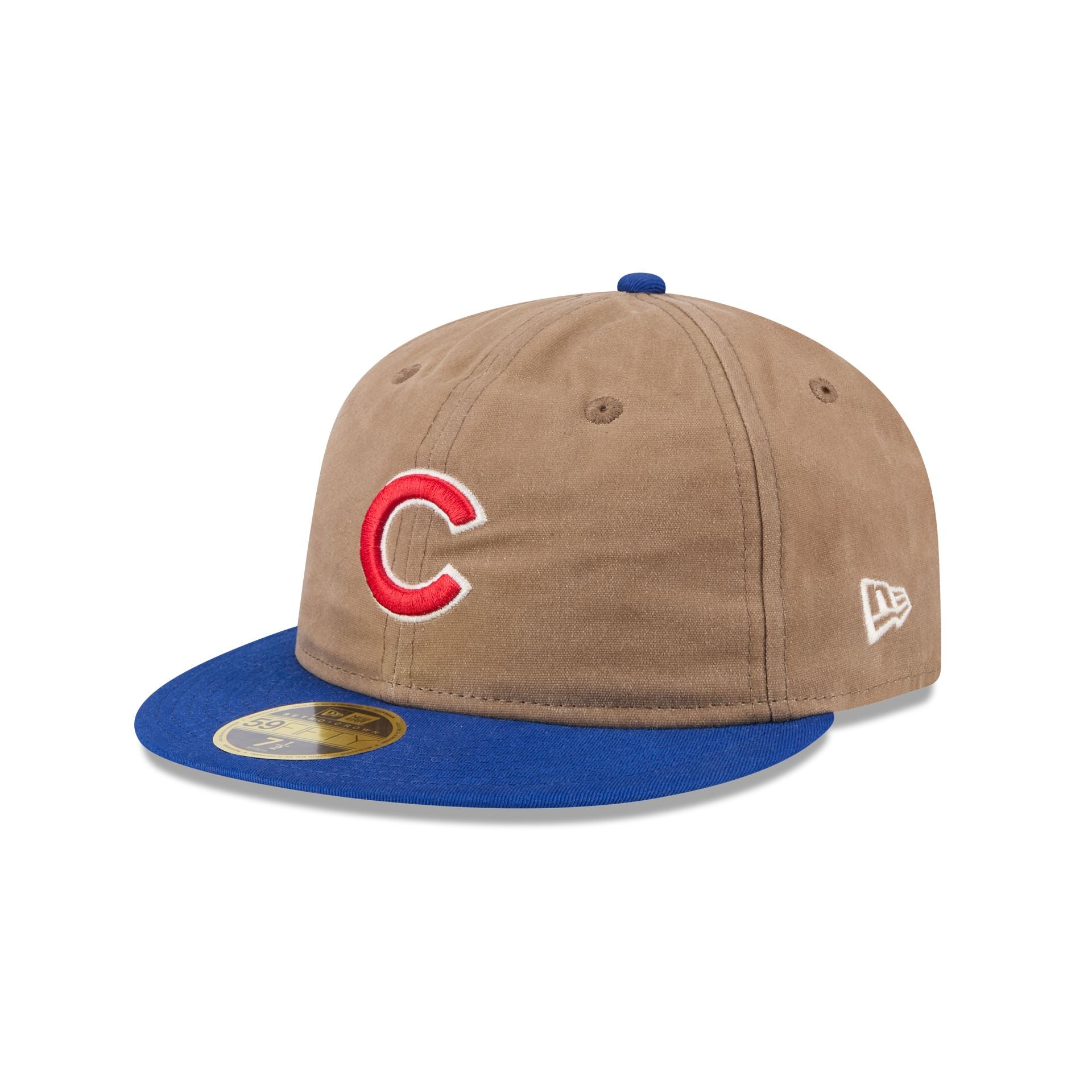 Chicago Cubs Wax Canvas Retro Crown 59FIFTY Fitted Hat – New Era Cap