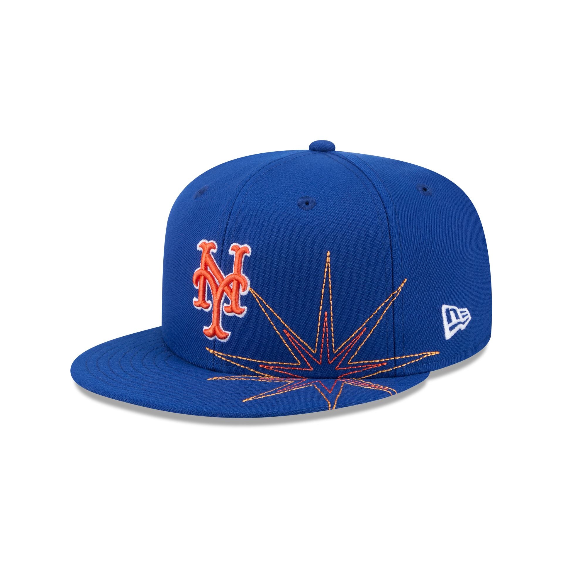 NEW ERA 59FIFTY NEW YORK METS FITTED HAT high quality SIZE 7 5/8 ORANGE UV 1986 ASG PATCH