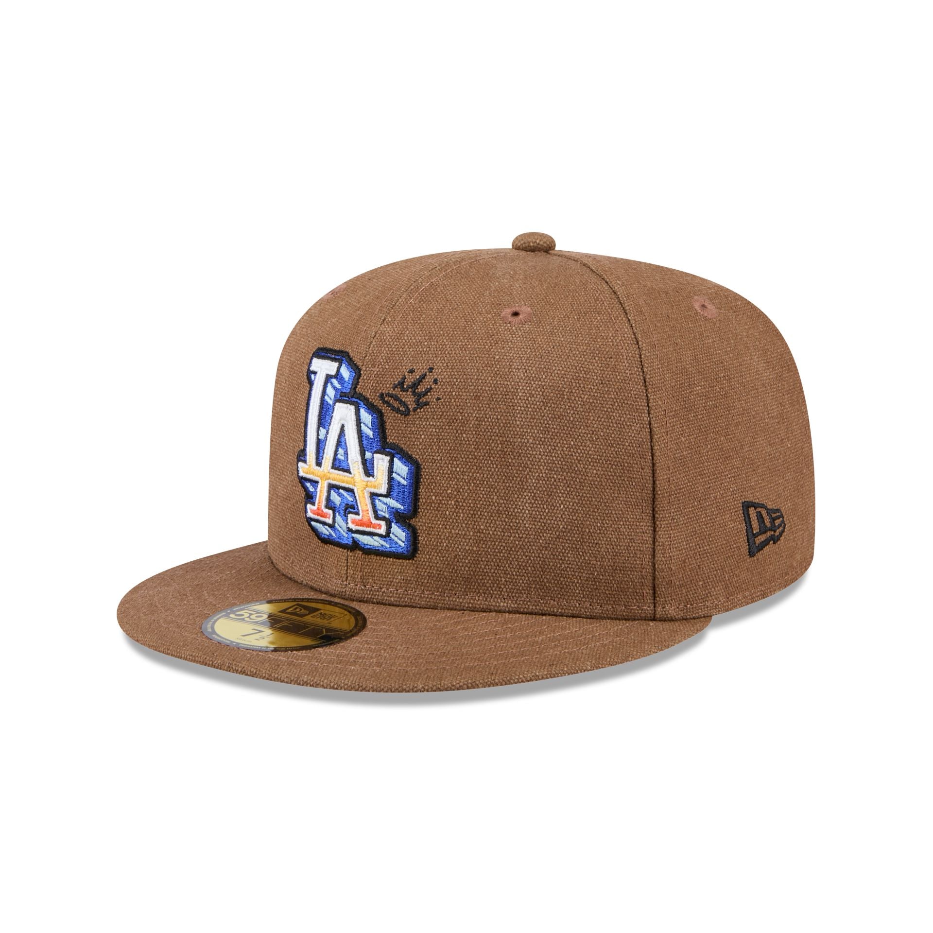 Los Angeles Dodgers Logo Scribble 59FIFTY Fitted Hat