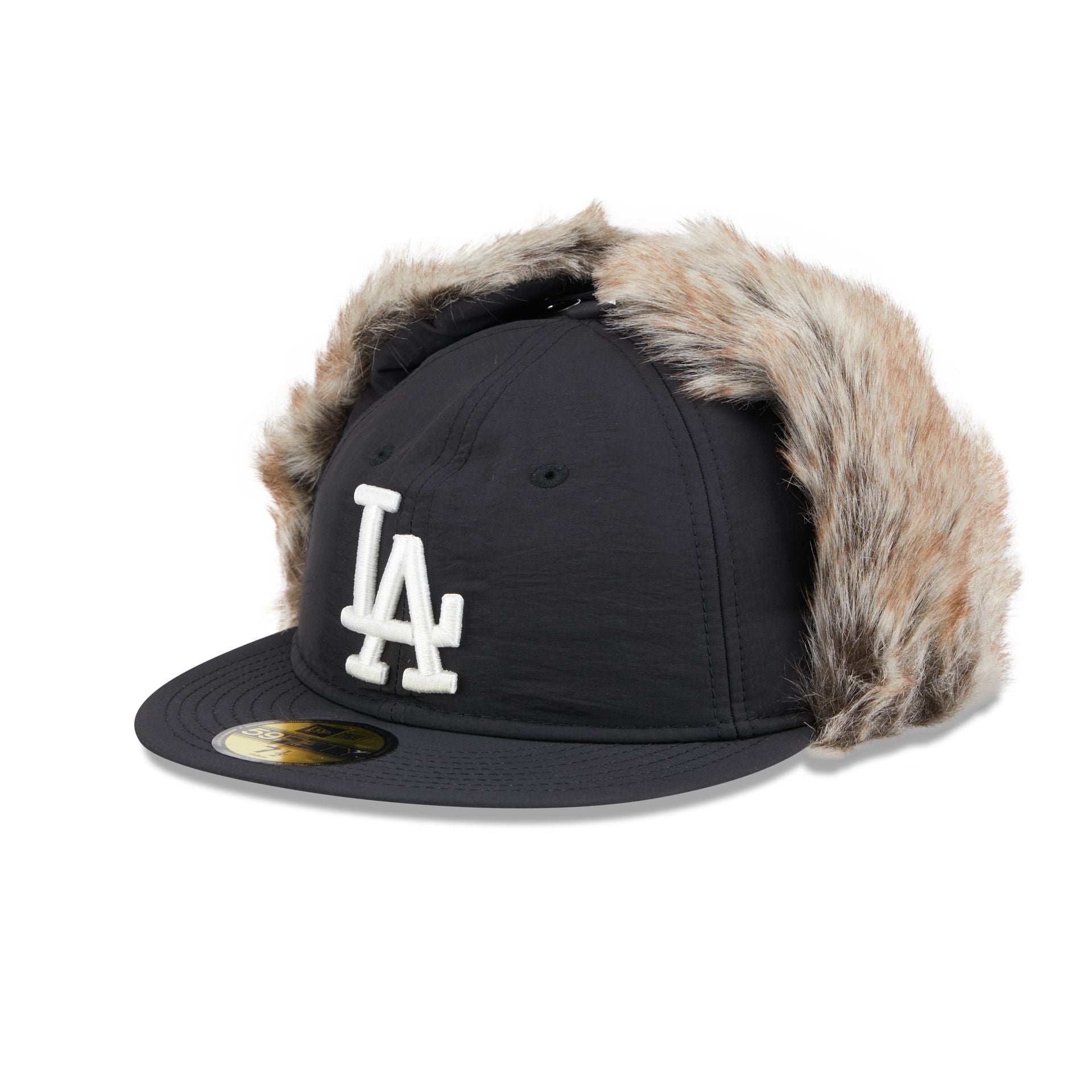 Los Angeles Dodgers Winter Dog Ear Retro Crown 59FIFTY Fitted Hat