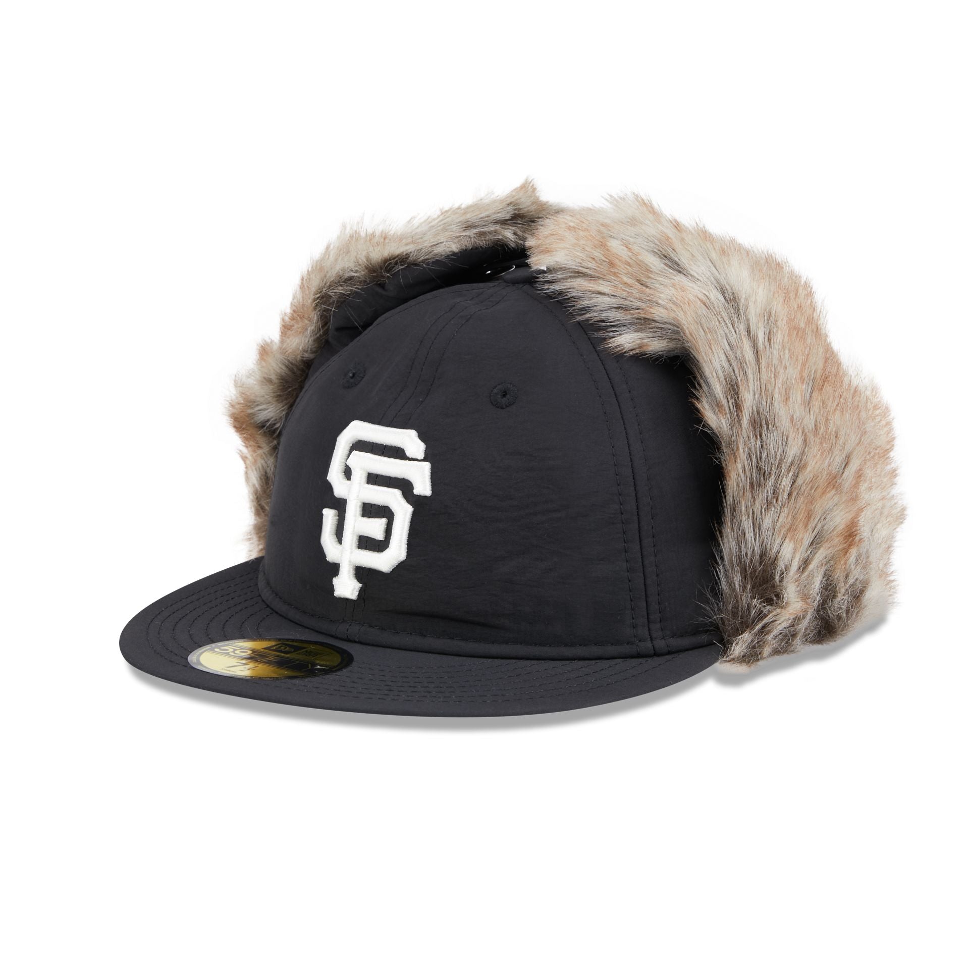 San Francisco Giants Winter Dog Ear Retro Crown 59FIFTY Fitted Hat New Era Cap