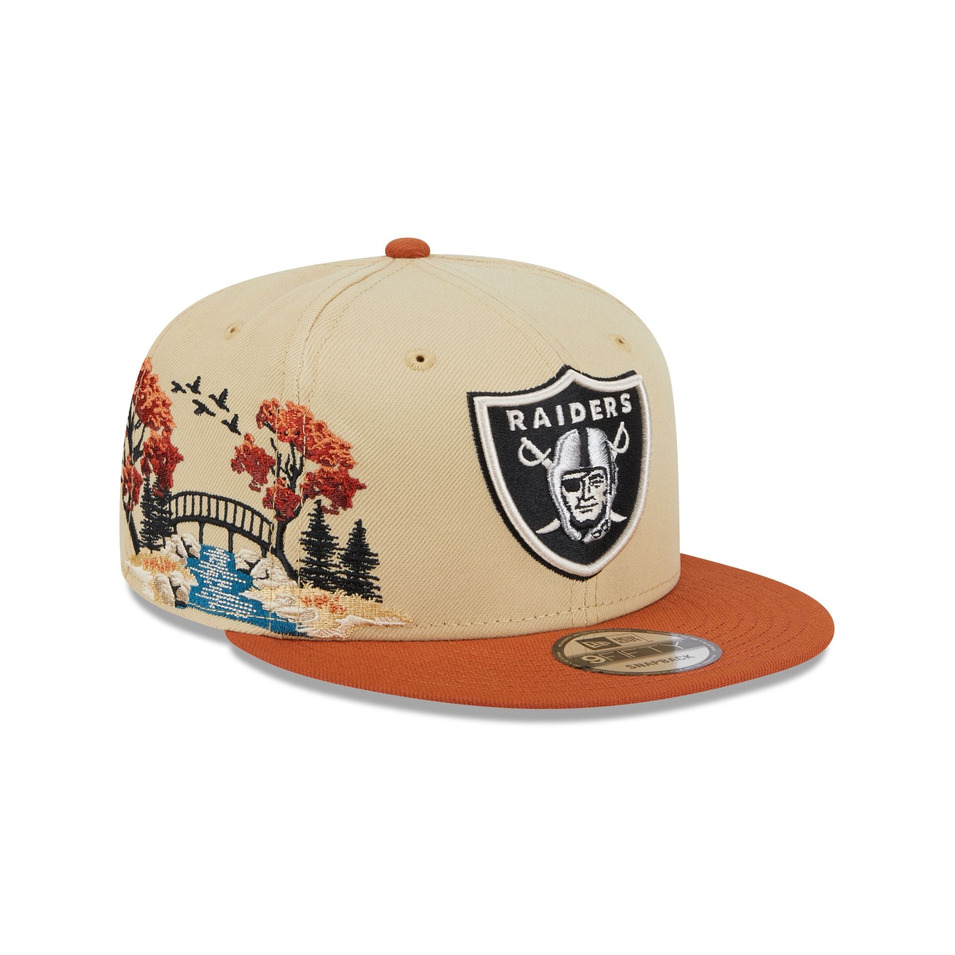 Las Vegas Raiders Fall Landscape 9FIFTY Snapback Hat New Era Cap