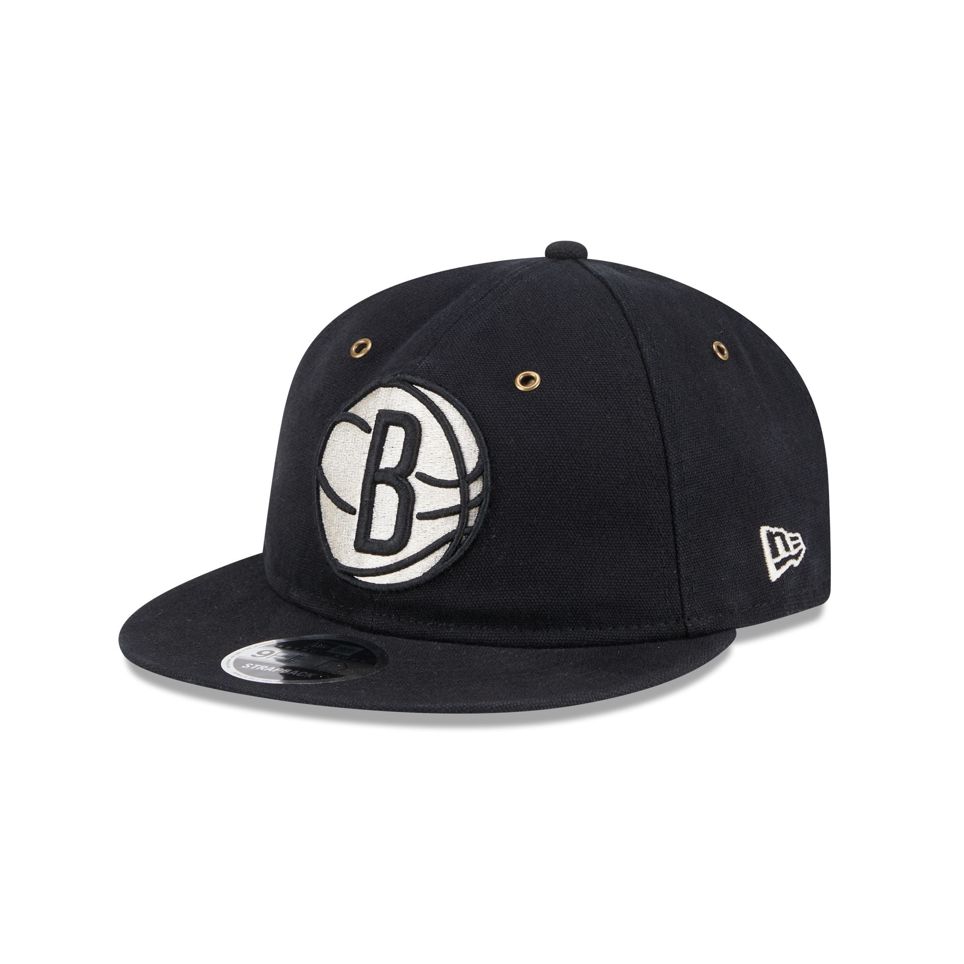 Brooklyn Nets Cotton Canvas Retro Crown 9FIFTY Adjustable Hat – New Era Cap