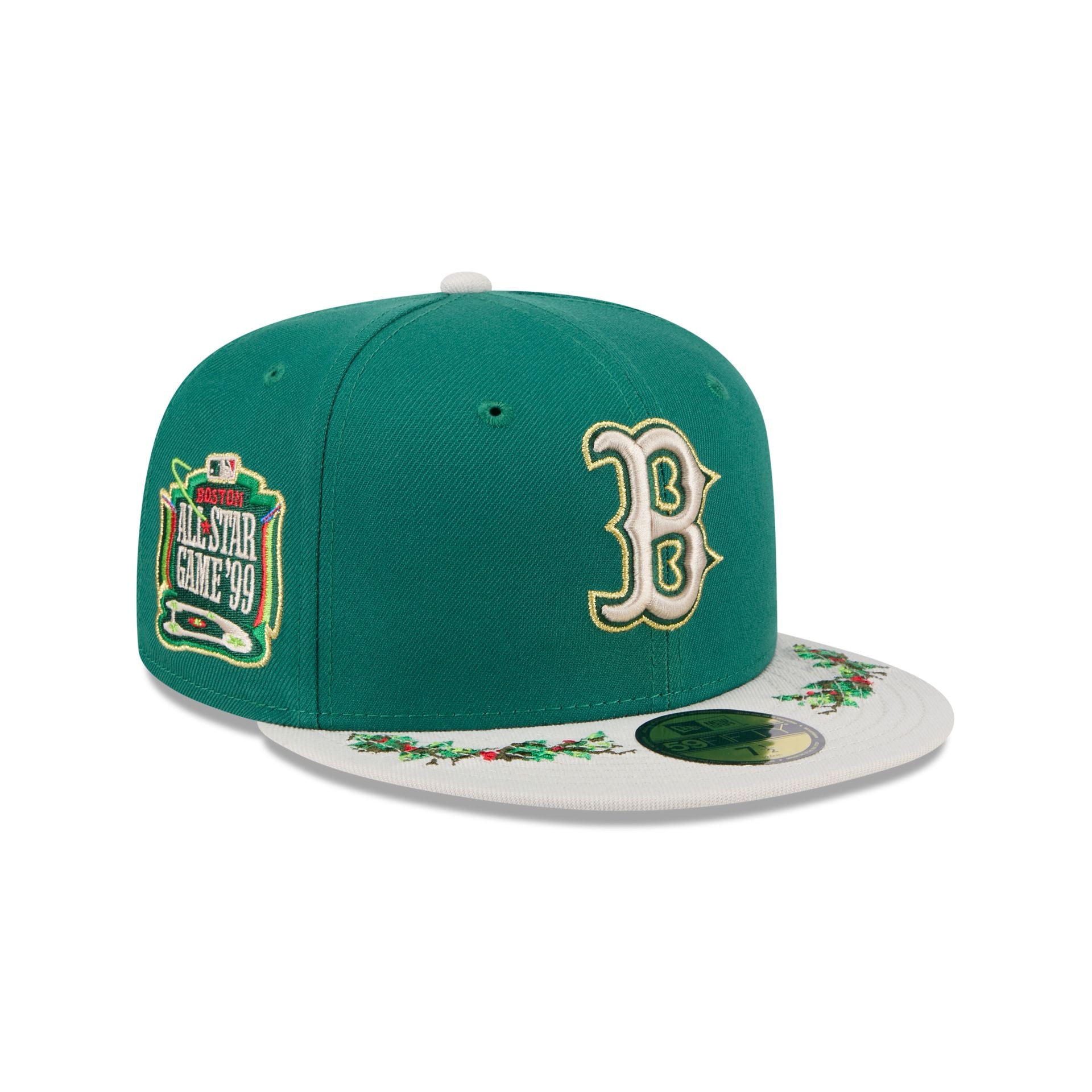 Boston Red Sox offers RARE Christmas edition baseball hat with Santa- Red, green and wh