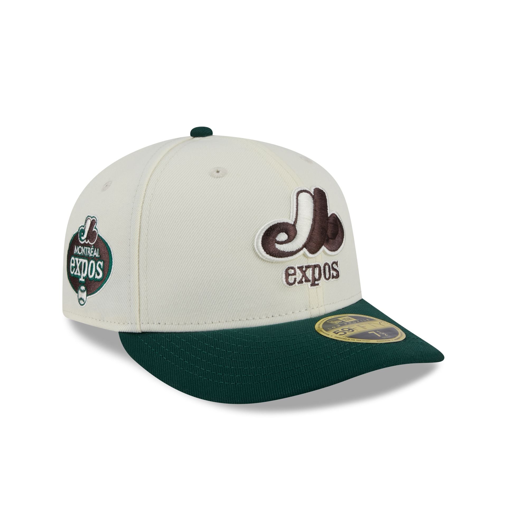 Montreal Expos Mahogany Dust Low Profile 59FIFTY Fitted Hat New Era Cap