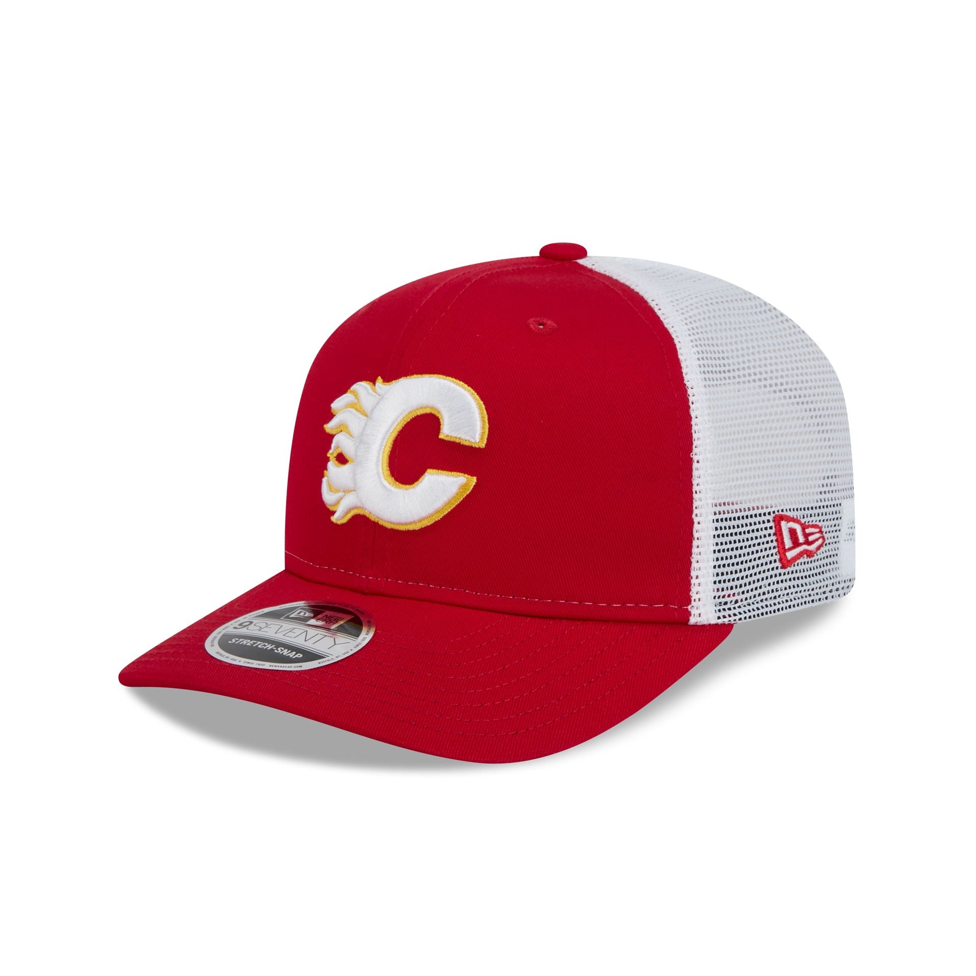 Calgary Flames Team 9SEVENTY Trucker Hat New Era Cap