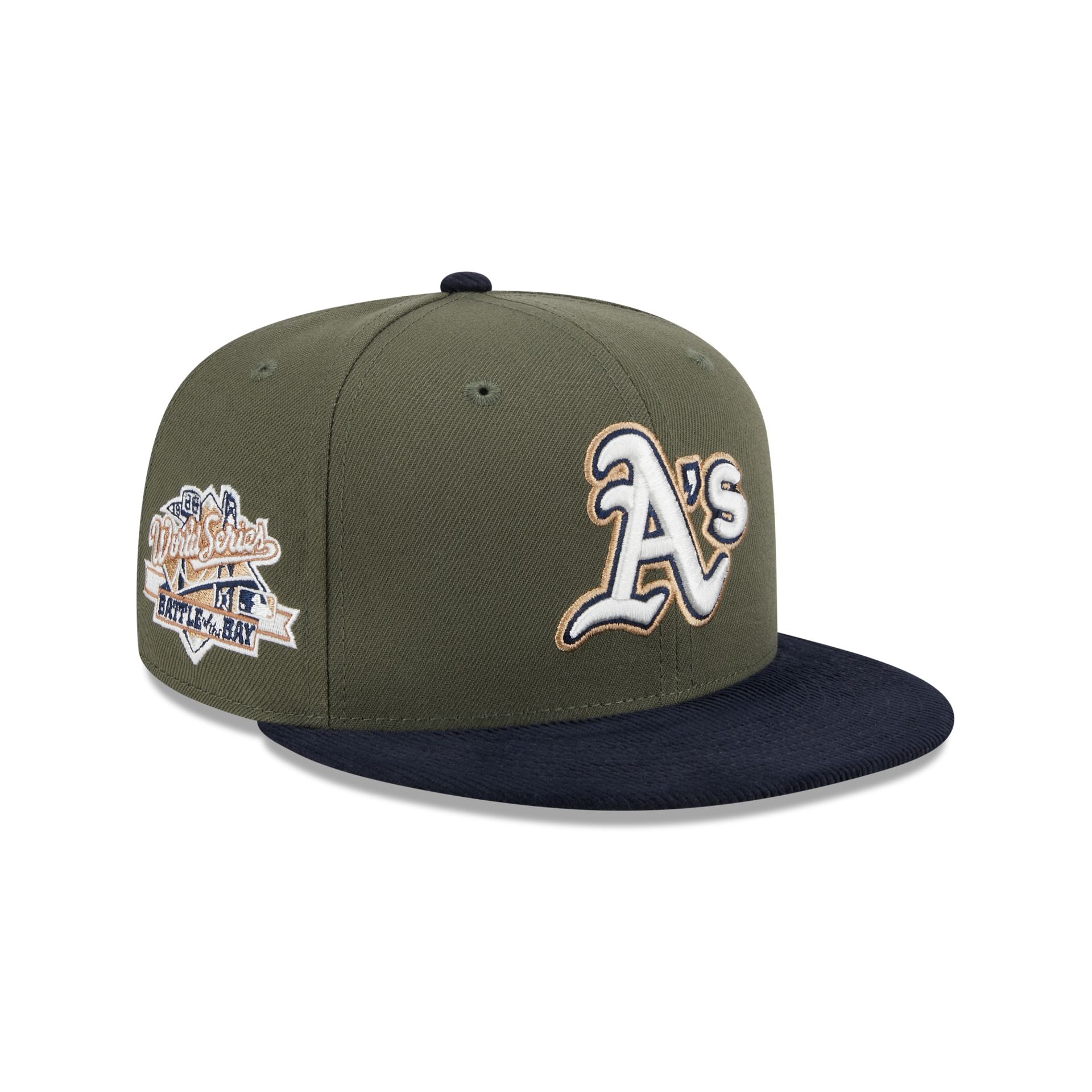 Oakland Athletics Olive Green 59FIFTY Fitted Hat New Era Cap