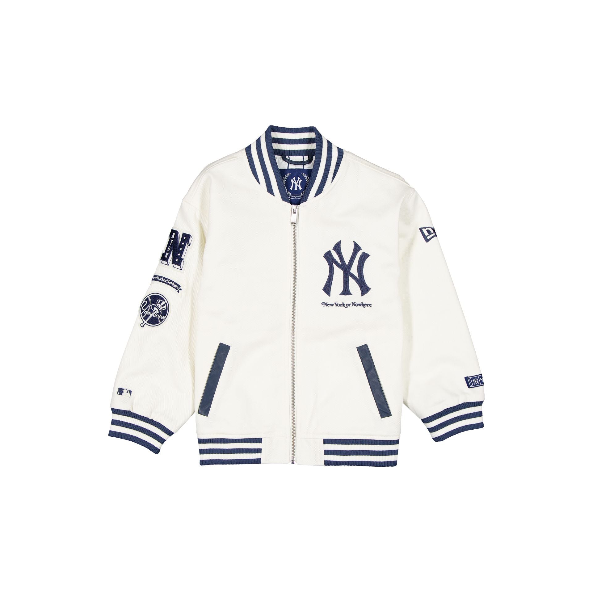 New York or Nowhere x New York Yankees White Youth Jacket