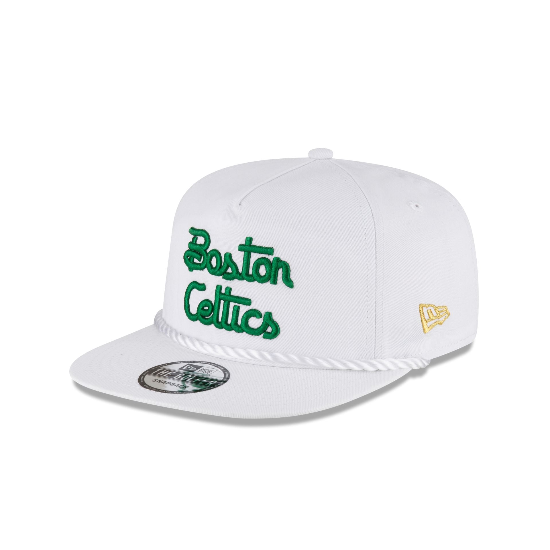 Boston Red Sox New Era Golfer Green Undervisor 9FIFTY Snapback Hat - Gray