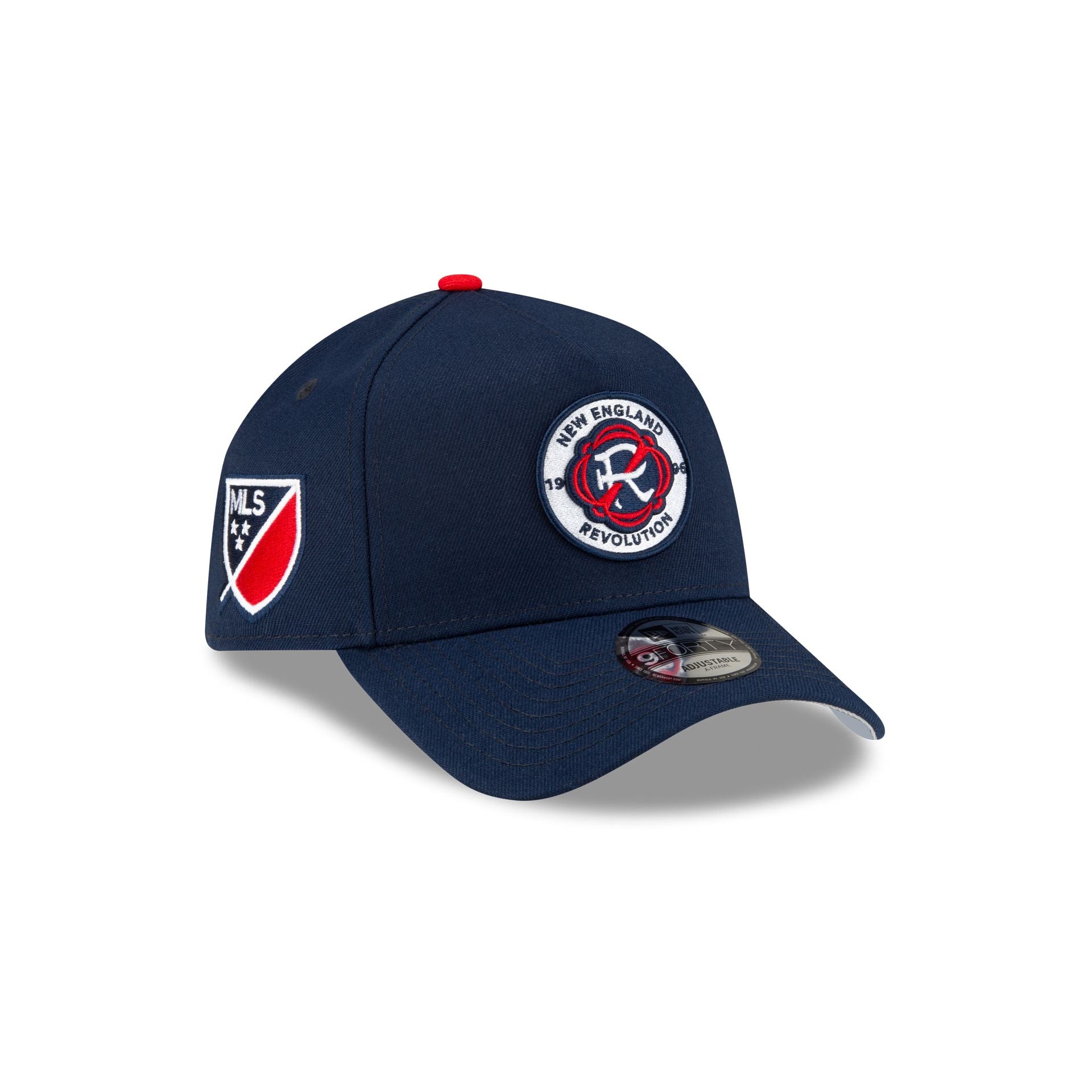 New England Revolution 2024 MLS Kickoff 9FORTY A Frame Snapback Hat New Era Cap