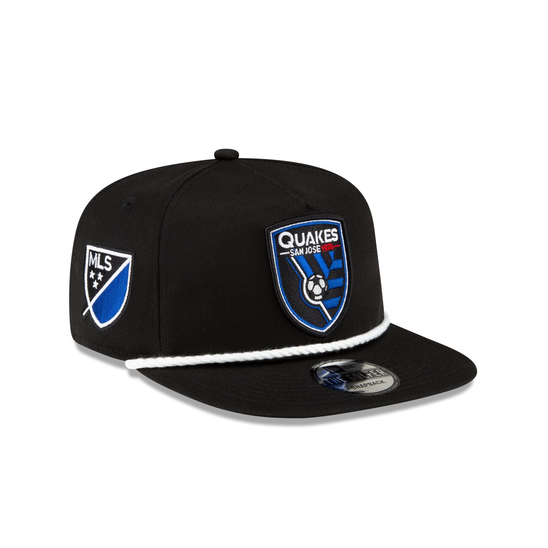 San Jose Earthquakes 2024 MLS Kickoff Golfer Hat New Era Cap