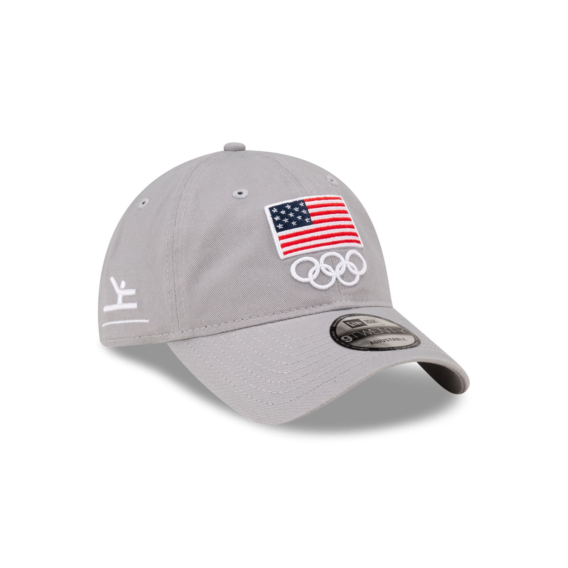 Team USA Gymnastics Gray 9TWENTY Adjustable Hat by New Era