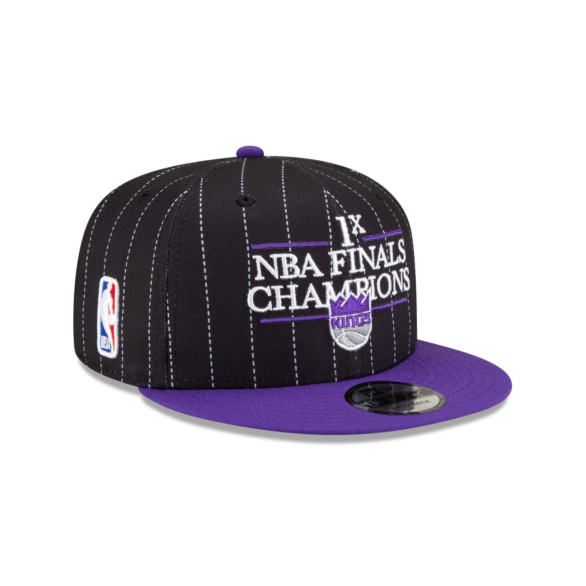 Just Caps NBA Champion Pinstripe Sacramento Kings 9FIFTY Snapback Hat New Era Cap