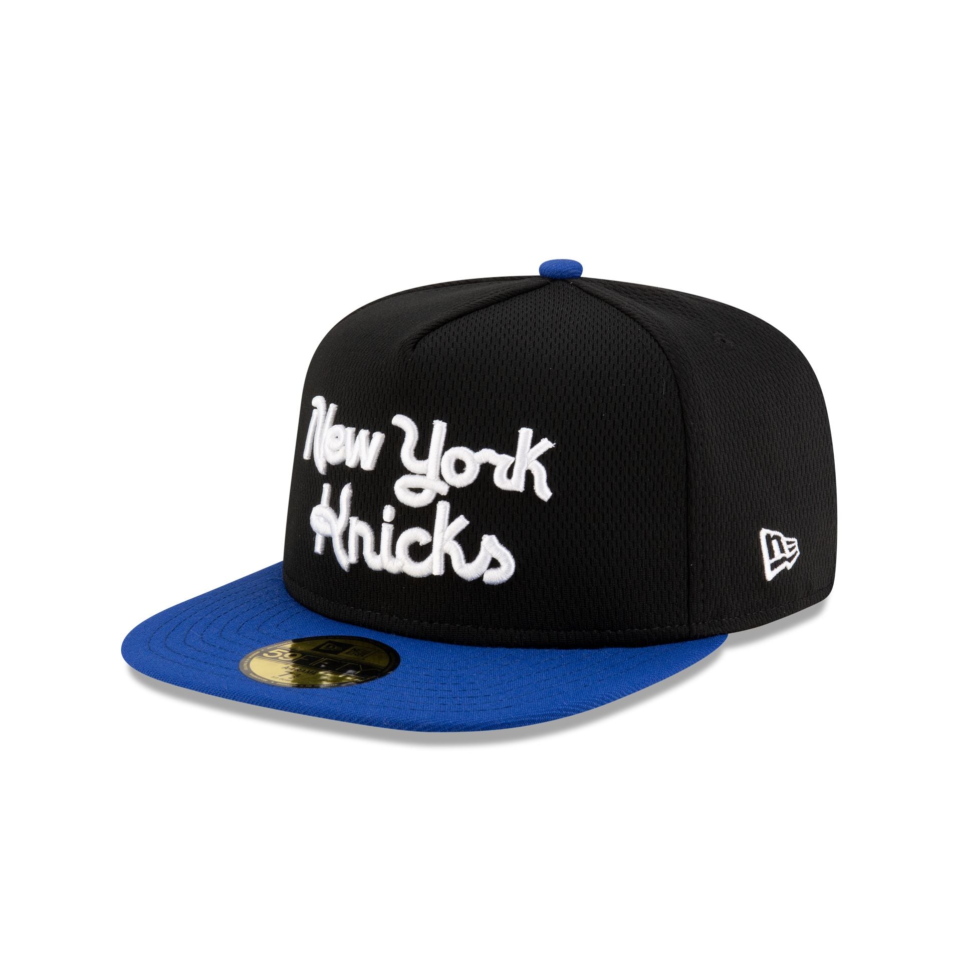 New York Knicks Dashmark Mesh 59FIFTY A Frame Fitted Hat New Era Cap