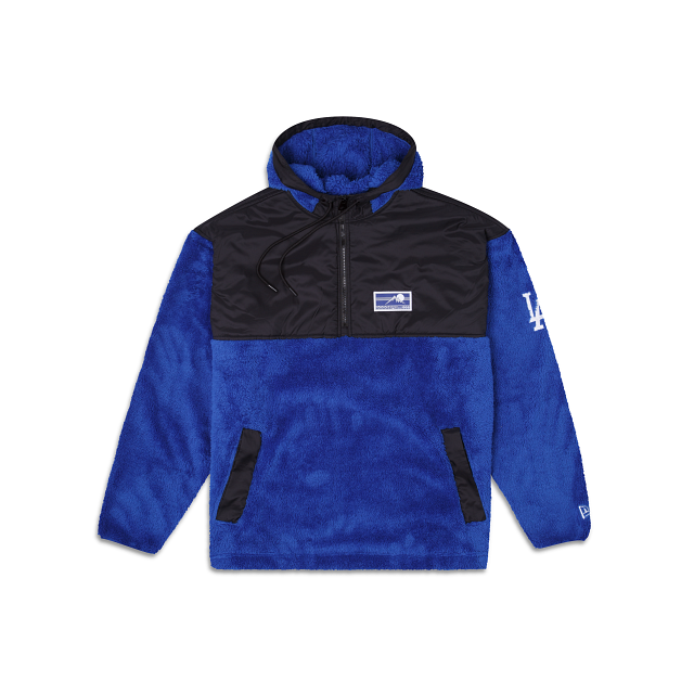 Los Angeles Dodgers New Era Born x Raised V-Neck Pullover Jacket - Royal