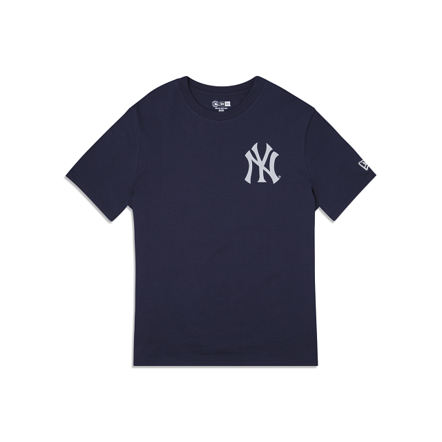 New Era Men's NY Yankees Camp T-Shirt in Cream - Size Large