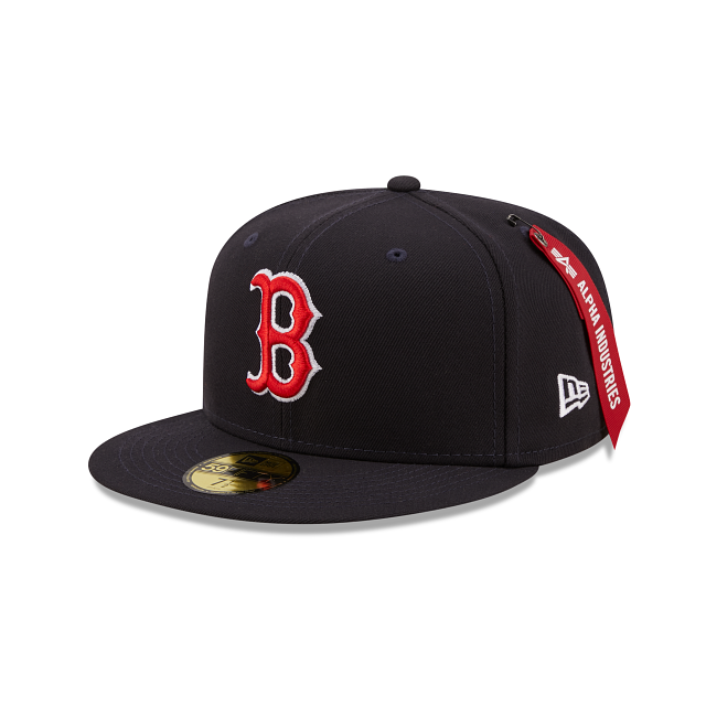 NEW ERA CAP New Era Boston Red Sox Flock Half Zip Sweat In Off