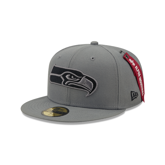 Alpha Industries X Seattle Seahawks Gray 59FIFTY Fitted – New Era Cap