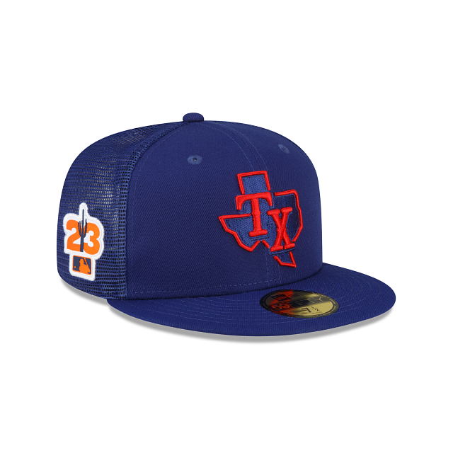 Men's Texas Rangers New Era Royal 2022 Spring Training 59FIFTY Fitted Hat