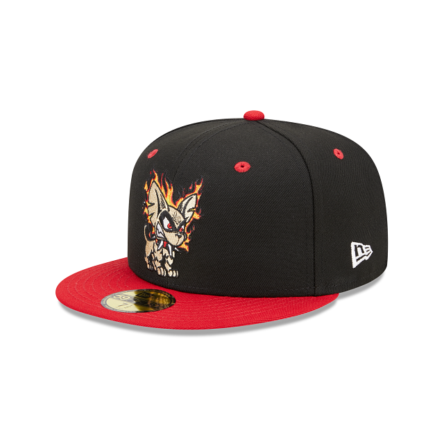 New Era x Marvel 59FIFTY El Paso Chihuahuas Fitted Hat Black Red