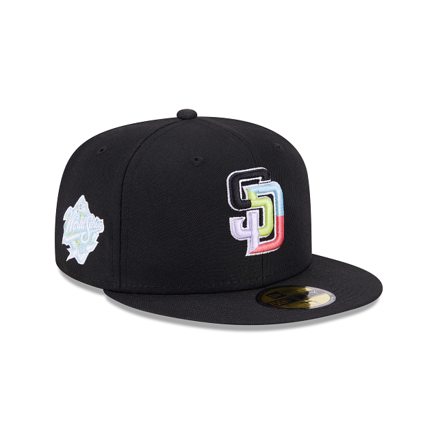 San Diego Padres New Era Color Pack 59FIFTY Fitted Hat - Light Blue