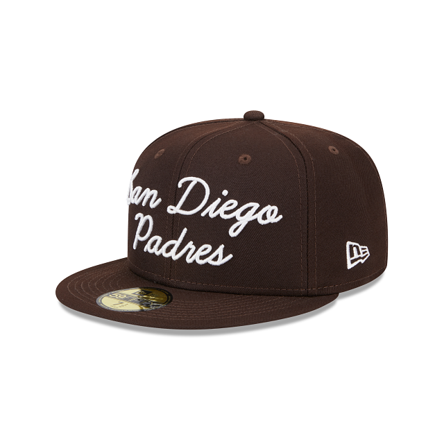 San Diego Padres Signature Script x New Era Fitted Hat 7 5/8