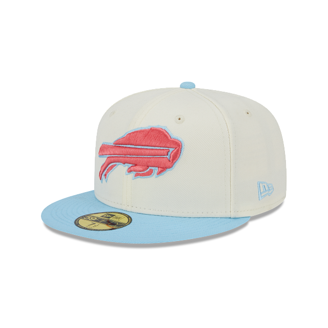 Buffalo Bills Colorpack 59FIFTY Fitted Hat, White - Size: 7, NFL by New Era