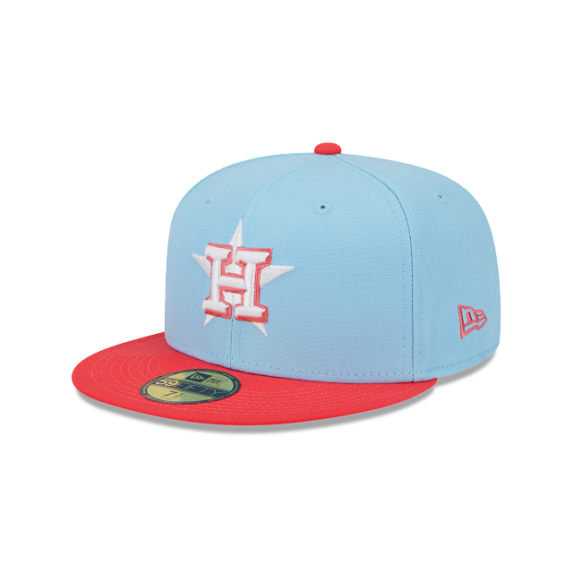 Houston Astros Colorpack Blue 59FIFTY Fitted Hat - Size: 7 5/8, MLB by New Era