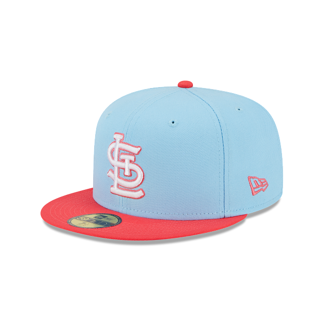 New Era Saint Louis Cardinals 5950 Fitted Hat MLB Authentic Low Profile Red  Cap