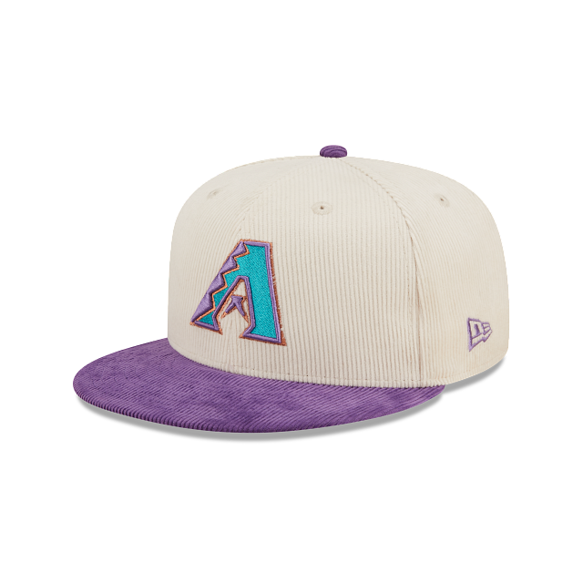 Men's New Era White Arizona Diamondbacks Cooperstown Collection Camp 59FIFTY Fitted Hat