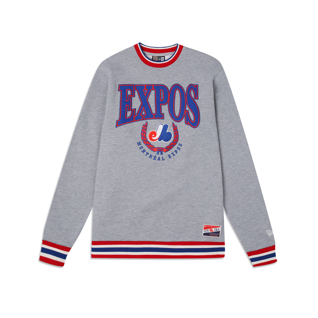 Montreal Expos True Classics Vintage Graphic Crew Sweatshirt - Mens