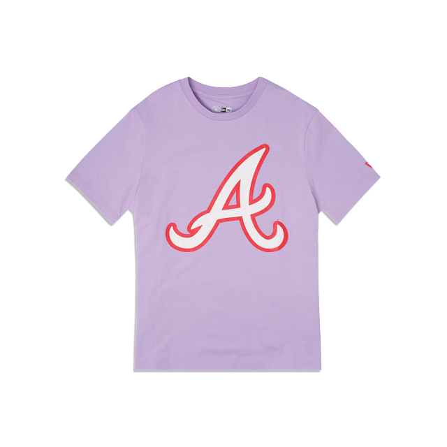 Atlanta Braves Colorpack Pink New Era T-Shirt