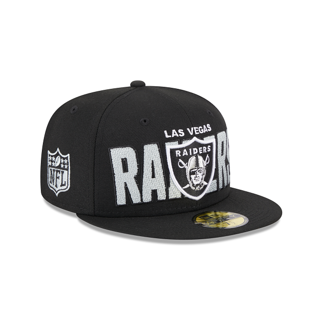 Men's New Era Gray Las Vegas Raiders City Describe 59FIFTY Fitted Hat