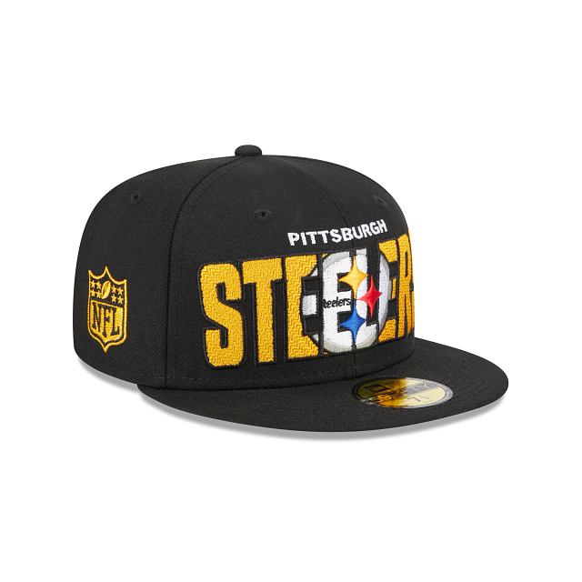 Steelers New Era 59FIFTY Low Profile 2023 Draft Hat - 7 1/2