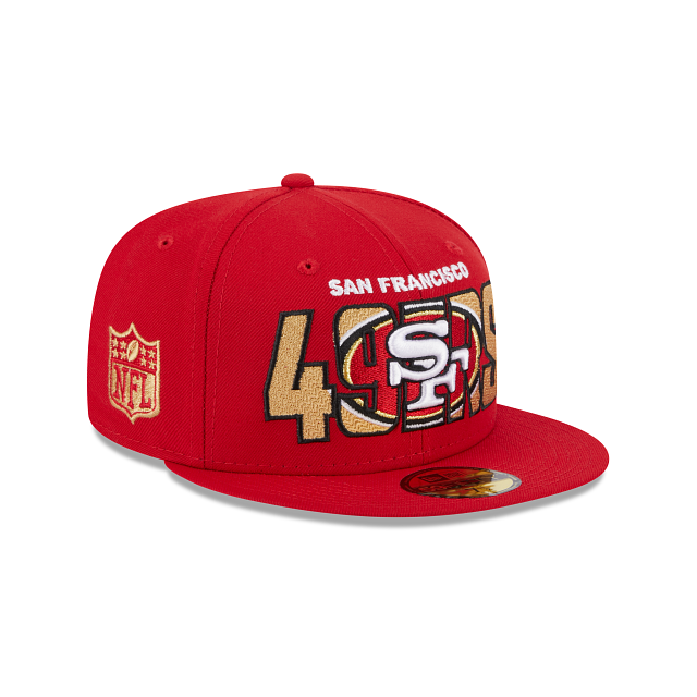 Men's New Era Scarlet San Francisco 49ers 2023 NFL Draft 59FIFTY Fitted Hat