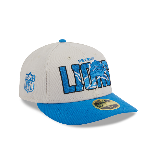 Men's New Era Blue Detroit Lions Classic Trucker 9FIFTY Snapback Hat