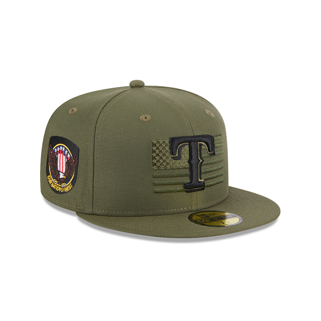 Texas Rangers New Era 2023 Mother's Day On-Field 59FIFTY Fitted Hat - Khaki