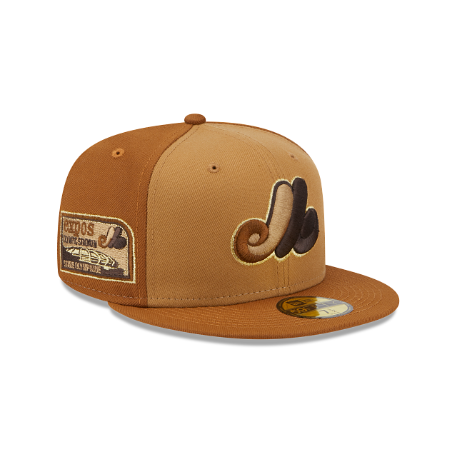 New Era 59FIFTY MLB Montreal Expos Tri-Tone Team Fitted Hat 7 3/8