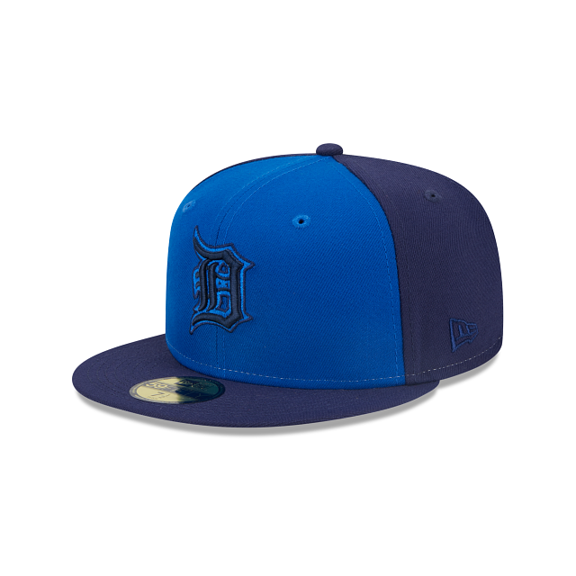 MLB Detroit Tigers Blue Orange Multi Logo Classic Cap