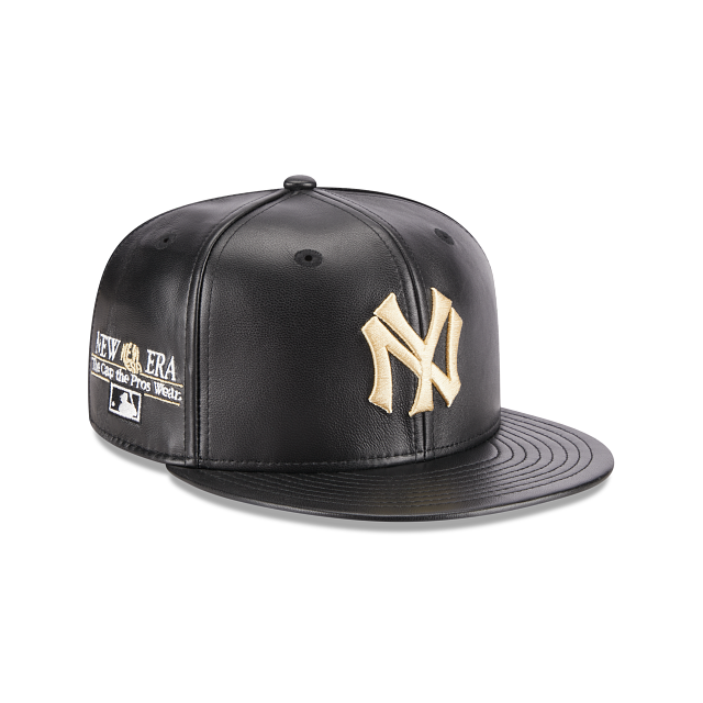 New York Yankees Leather Era Fitted Hat Cap New 59FIFTY –