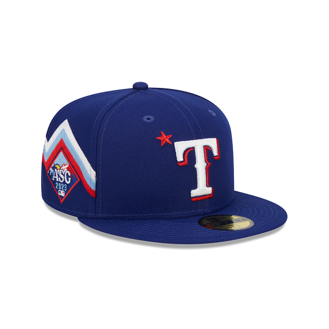 Texas Rangers 2004 All Star Game New Era 59Fifty Fitted Hat (Black Khaki  Under Brim)