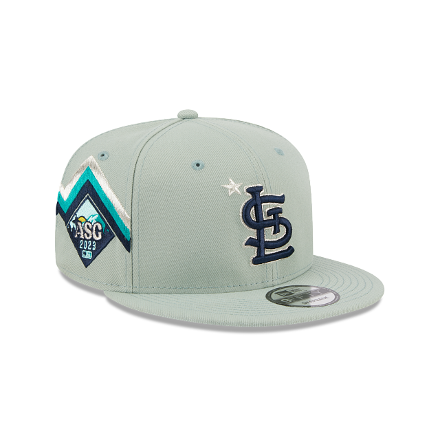 New Era 9FORTY A-Frame St Louis Cardinals Snapback Hat - Light Blue