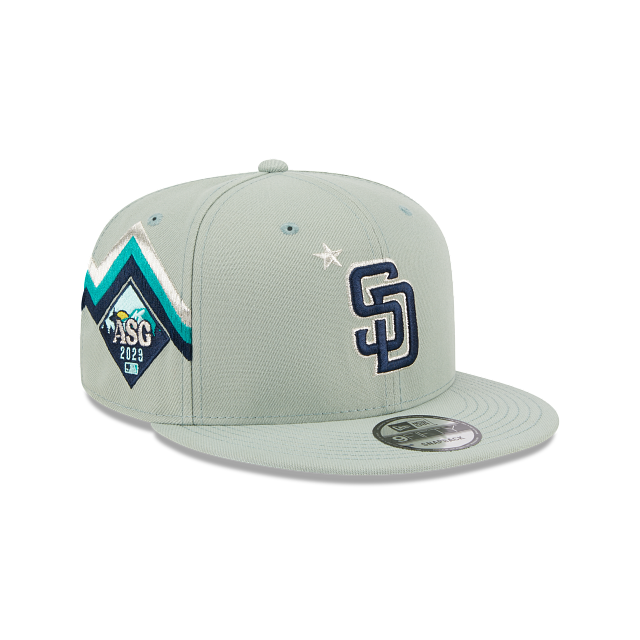 New Era 9Fifty San Diego Padres All Star Game Workout 2023 Snapback Hat  Burnt Wood Brown