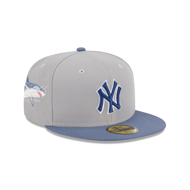 New York Yankees Wildlife 59FIFTY Fitted Hat, Gray - Size: 8, MLB by New Era