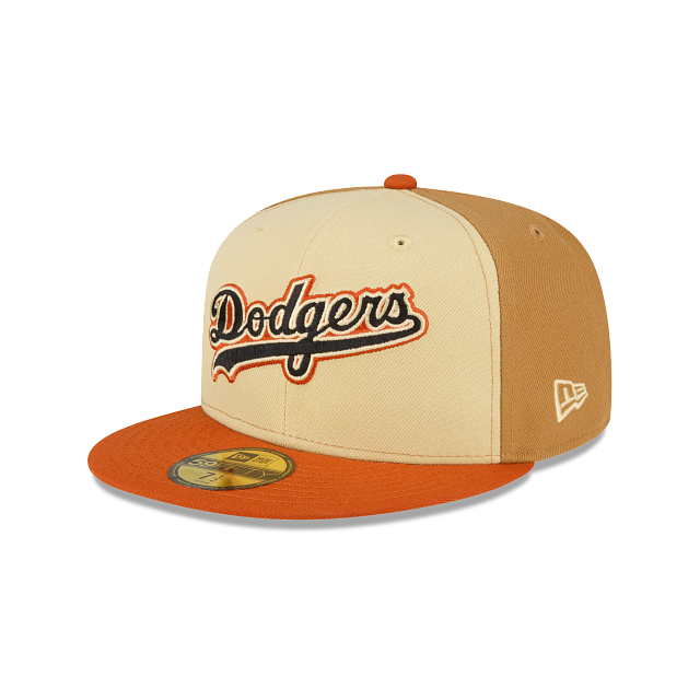 Los Angeles Dodgers New Era Wheat 59FIFTY Fitted Hat - Tan