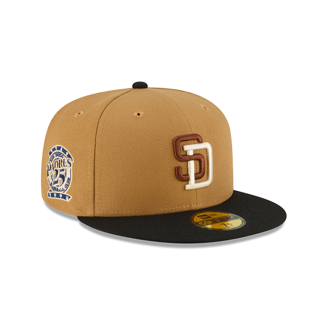 New Era 59FIFTY San Diego Padres Mexico City Series Patch Game Brown Fitted Hat 7 3/8