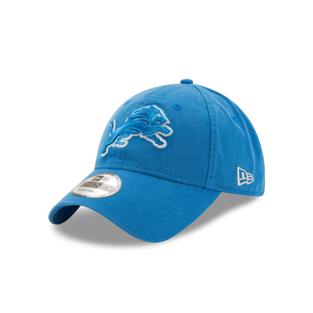 Shop New Era 9Twenty Detroit Lions Core Classic Dad Cap 11478425 blue